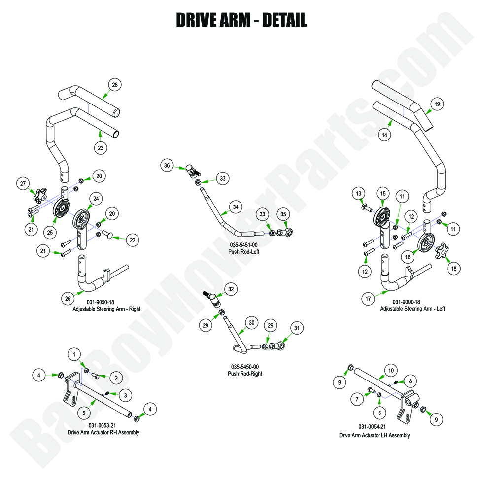2024 Maverick HD - Drive Arm - Detail